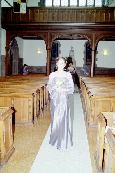 Amy Walking Down the Aisle